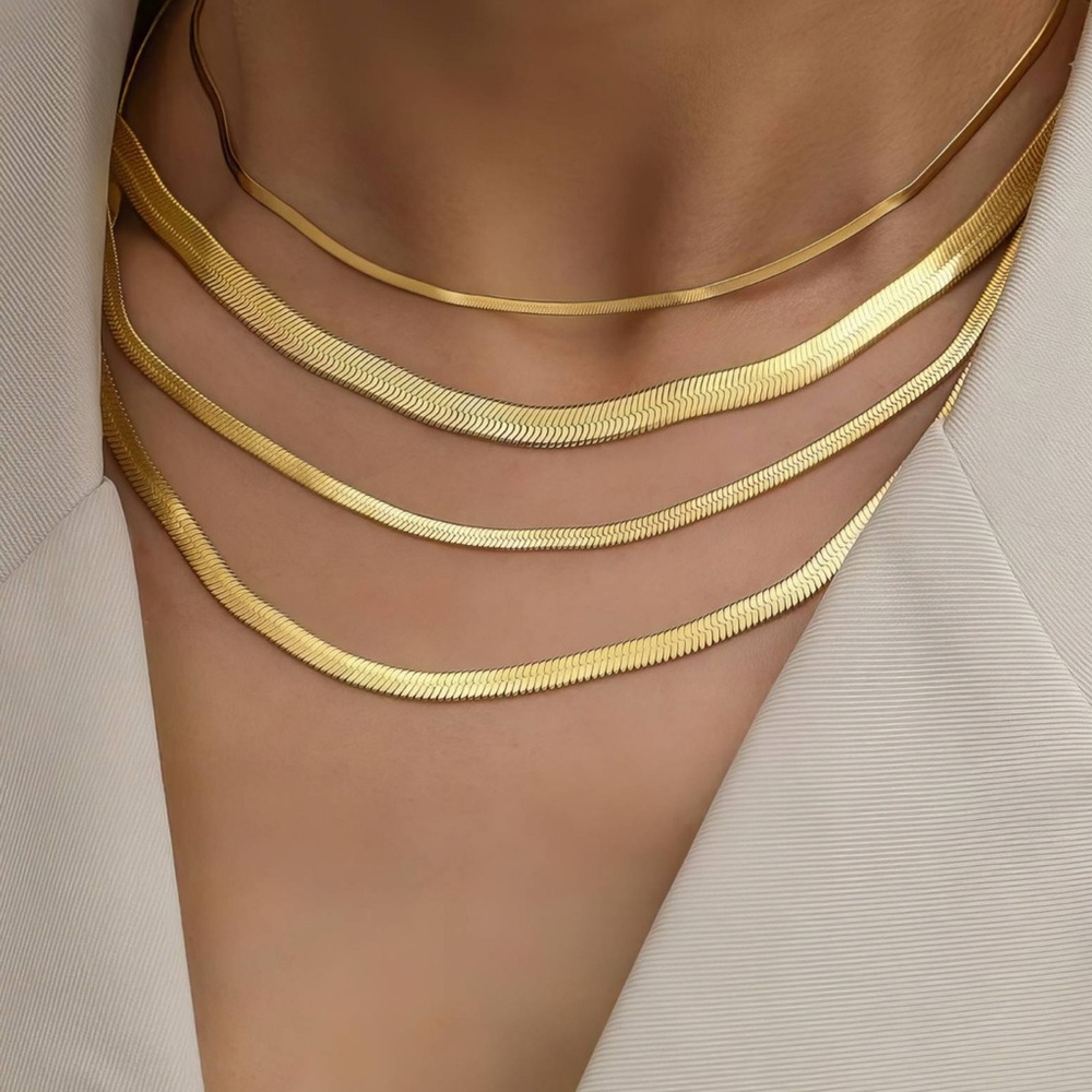 18k gold plated necklace